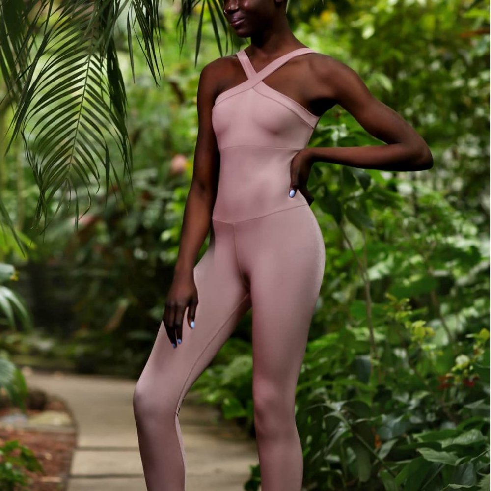 PASTEL Full Body Jumpsuit Blush